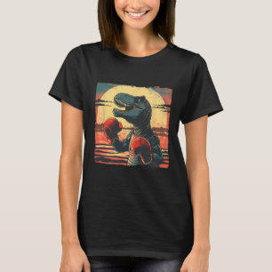 Boxer Dinosaur Boxing Dino Kickboxing T-rex Boxing T-Shirt