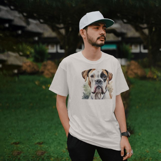 Boxer Dog Art T-Shirt (Von Creator hochgeladen)