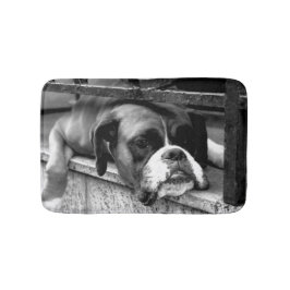 Boxer Dog auf Windows bmcnm Badematte