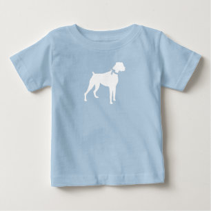 Boxer Dog Baby Shower Welpe Blue Boy T-shirt