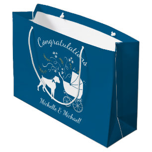 Boxer Dog Babydusche Große Geschenktüte