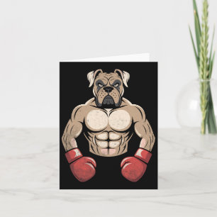 Boxer Dog Boxinghandschuhe Haustiere Hunde Boxer M Karte