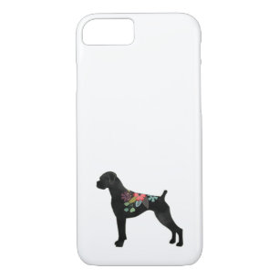 Boxer Dog Breed Natural Boho Silhouette Cas Case-Mate iPhone Hülle