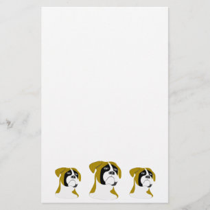 Boxer Dog Briefpapier