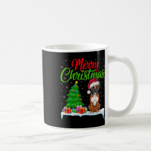 Boxer Dog Christmas Tree Lights Funny Xmas Boxer D Kaffeetasse