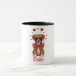 boxer dog coffee mug Valentine's Day 2026 Tasse