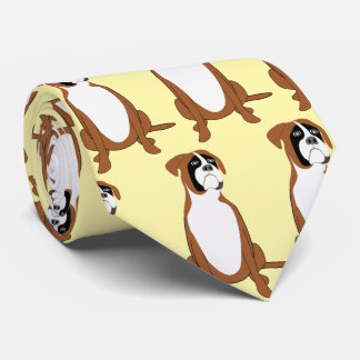 Boxer Dog Design Krawatte