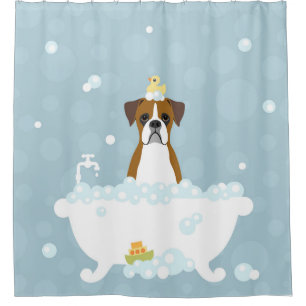 Boxer-Dog-Duschvorhang Duschvorhang