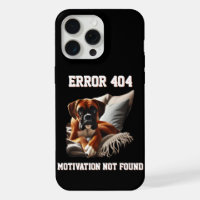 Boxer Dog Error 404 Motivation wurde nicht gefunde
