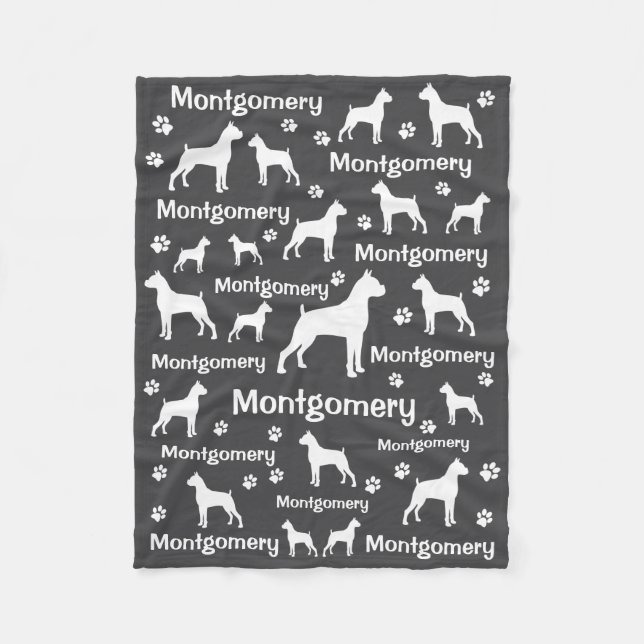 Boxer Dog Fleece Blanket - Gemütliches Geschenk fü (Vorderseite)