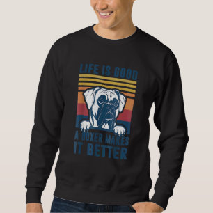 Boxer Dog Frauen Boxer Dog Vater Mama Sweatshirt