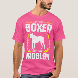 Boxer Dog Frauen Hunde Mama für Hunde über T-Shirt