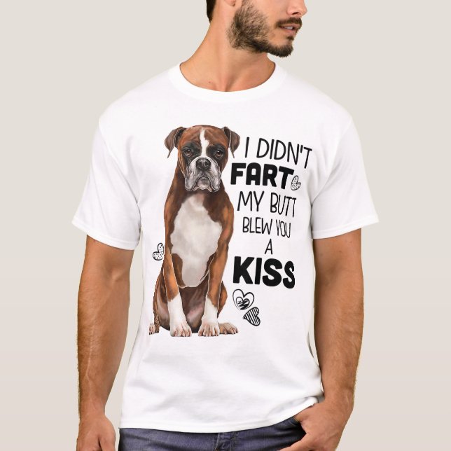 Boxer Dog Funny für Hunde Mama Dog Vater Dog Lover T-Shirt (Vorderseite)