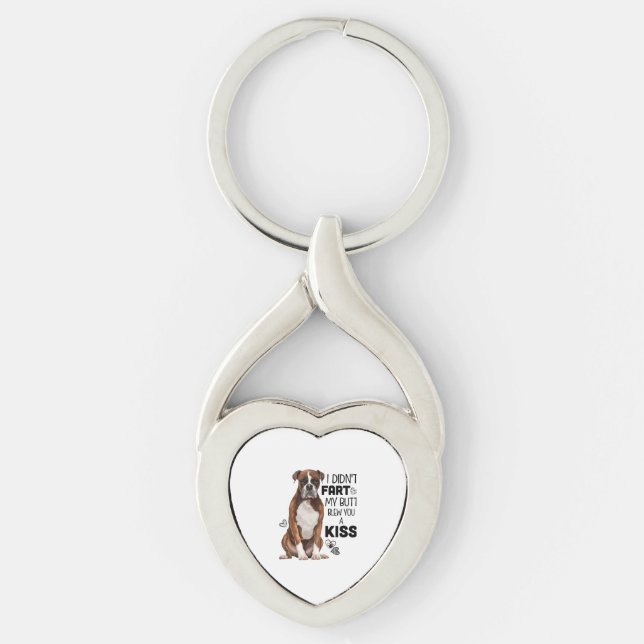 Boxer Dog Geschenke Schlüsselanhänger (Vorderseite)