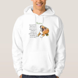 Boxer Dog gibt Sweatshirt Hoodie
