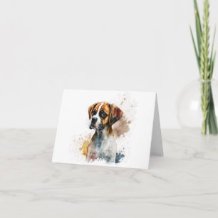 Boxer Dog jede gelegentliche Grußkarte Karte