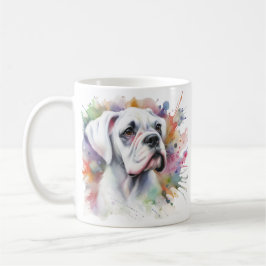 Boxer Dog Joy Ink Spatter Whimsical Boxer Dogs Kaffeetasse