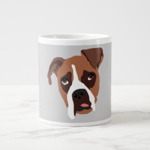 Boxer Dog Jumbo-Tasse