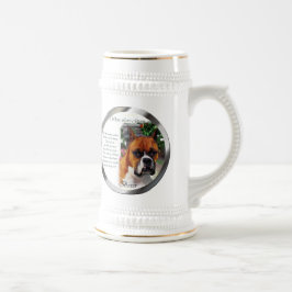 Boxer Dog Kunstgeschenke Bierglas