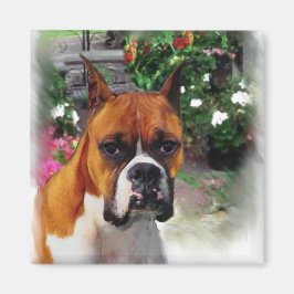 Boxer Dog Kunstgeschenke Magnet