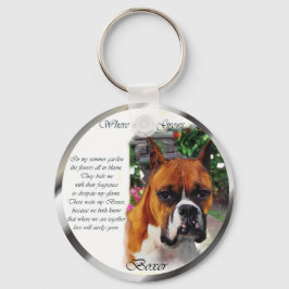 Boxer Dog Kunstgeschenke Schlüsselanhänger