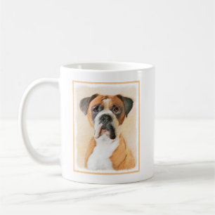 Boxer Dog Malerei unzugeschnittene ursprüngliche T Kaffeetasse