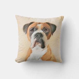 Boxer Dog Malerei unzugeschnittene ursprüngliche T Kissen