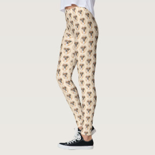Boxer Dog Malerei unzugeschnittene ursprüngliche T Leggings