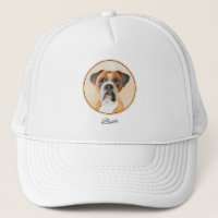 Boxer Dog Malerei unzugeschnittene ursprüngliche T