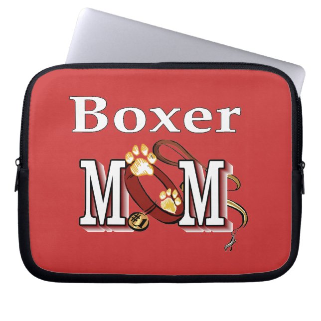 Boxer Dog MAMA Laptopschutzhülle (Vorderseite)