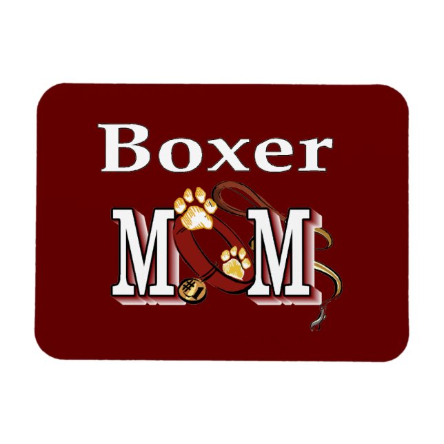Boxer Dog MAMA Magnet (Horizontal)