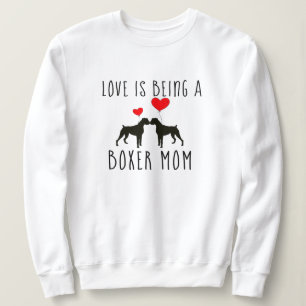 Boxer Dog Mama Shirts - Liebe ist ein Boxer Dog