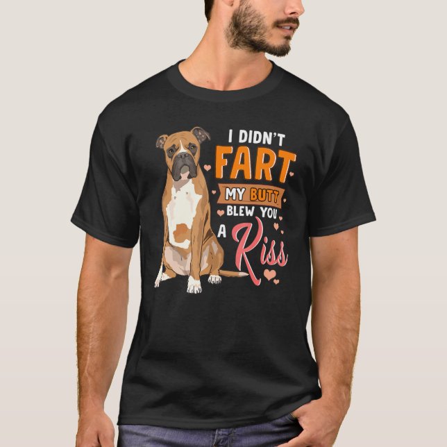Boxer Dog Men Boxer Mama Boxer Vater T-Shirt (Vorderseite)