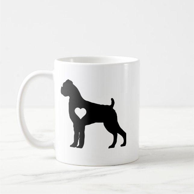 Boxer Dog Mug Gift Kaffeetasse (Links)