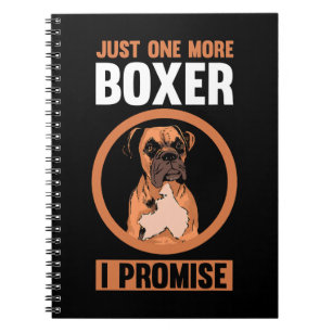 Boxer Dog Noch ein Boxer verspreche ich Boxer 150 Notizblock