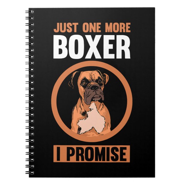 Boxer Dog Noch ein Boxer verspreche ich Boxer 150 Notizblock (Vorderseite)