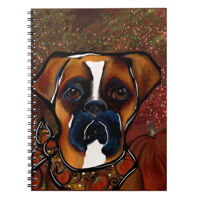 Boxer Dog Notizblock (Vorderseite)