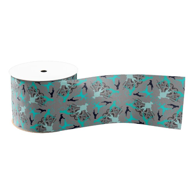 Boxer dog Pattern Ripsband (Spule)