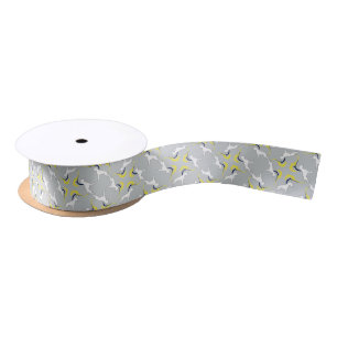 Boxer dog Pattern Satinband