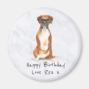 Boxer Dog Personalisiert Magnet