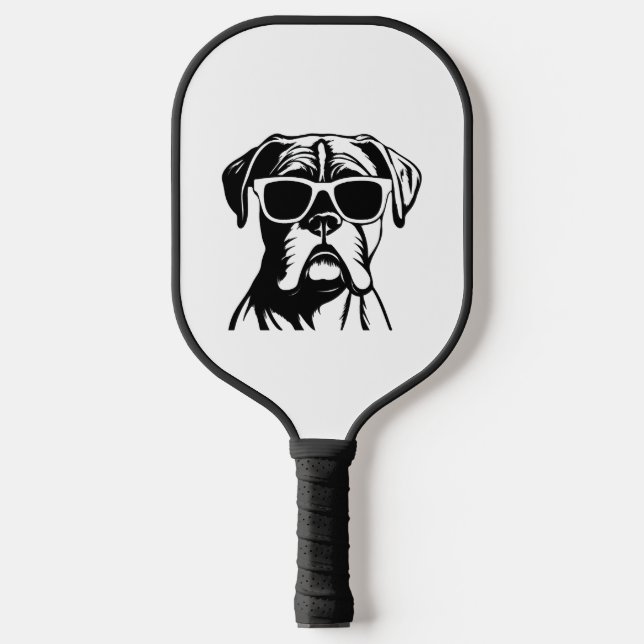 Boxer Dog Pickleball Schläger (Vorderseite)