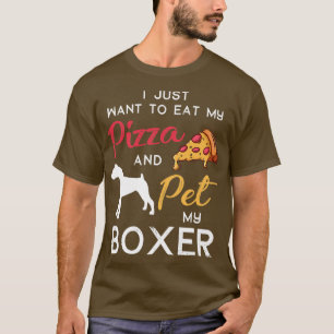 Boxer Dog Pizza Liebhaber Weihnachten Geburtstag G T-Shirt