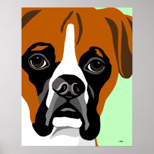 Boxer Dog Posters Poster