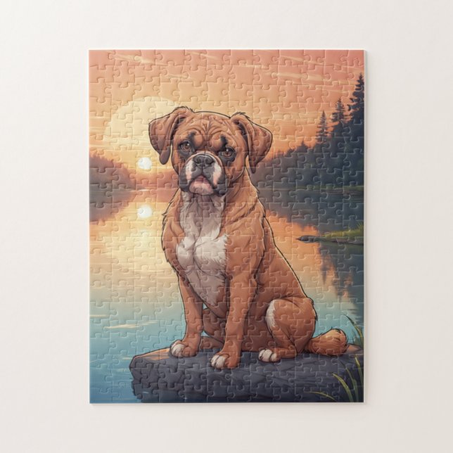 Boxer dog puzzle (Vertikal)