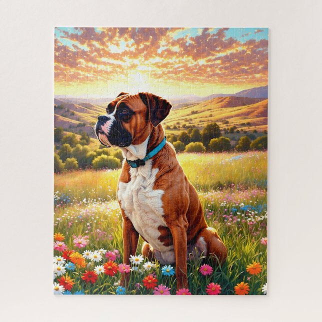 Boxer dog puzzle (Vertikal)