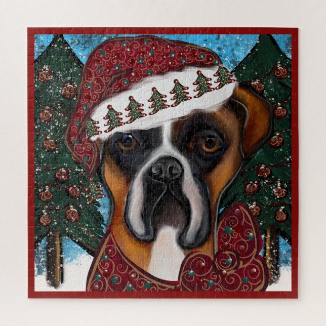Boxer Dog Puzzle (Vertikal)