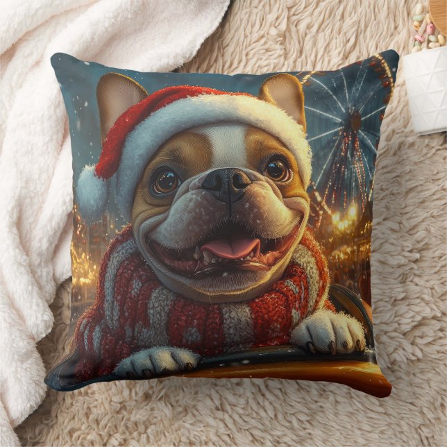 Boxer Dog Roller Untersetzer Weihnachten Kissen (Decke)