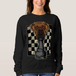 Boxer Dog Schach Sweatshirt