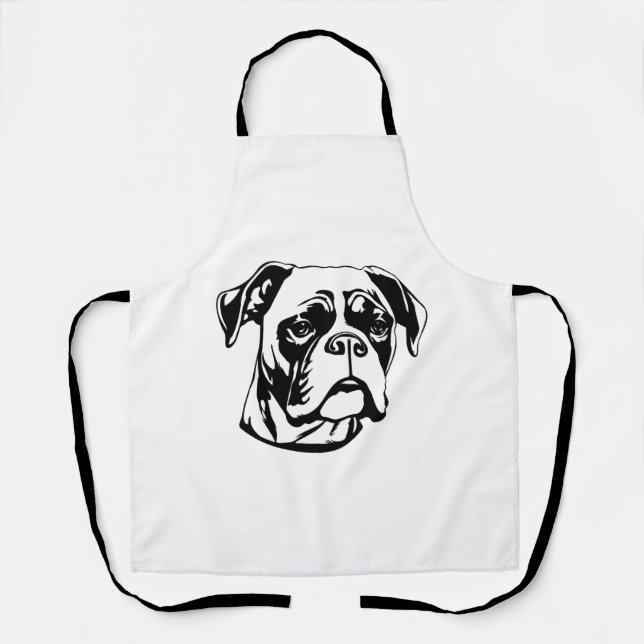 Boxer Dog Schürze (Vorderseite)