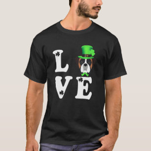 Boxer Dog St Patricks Day Irish T-Shirt